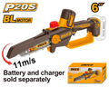 MOTOSIERRA DE IONES DE LITIO 6″ BL 20V 11M/S