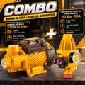Combo Bomba de agua 1/2hp + Control Automático