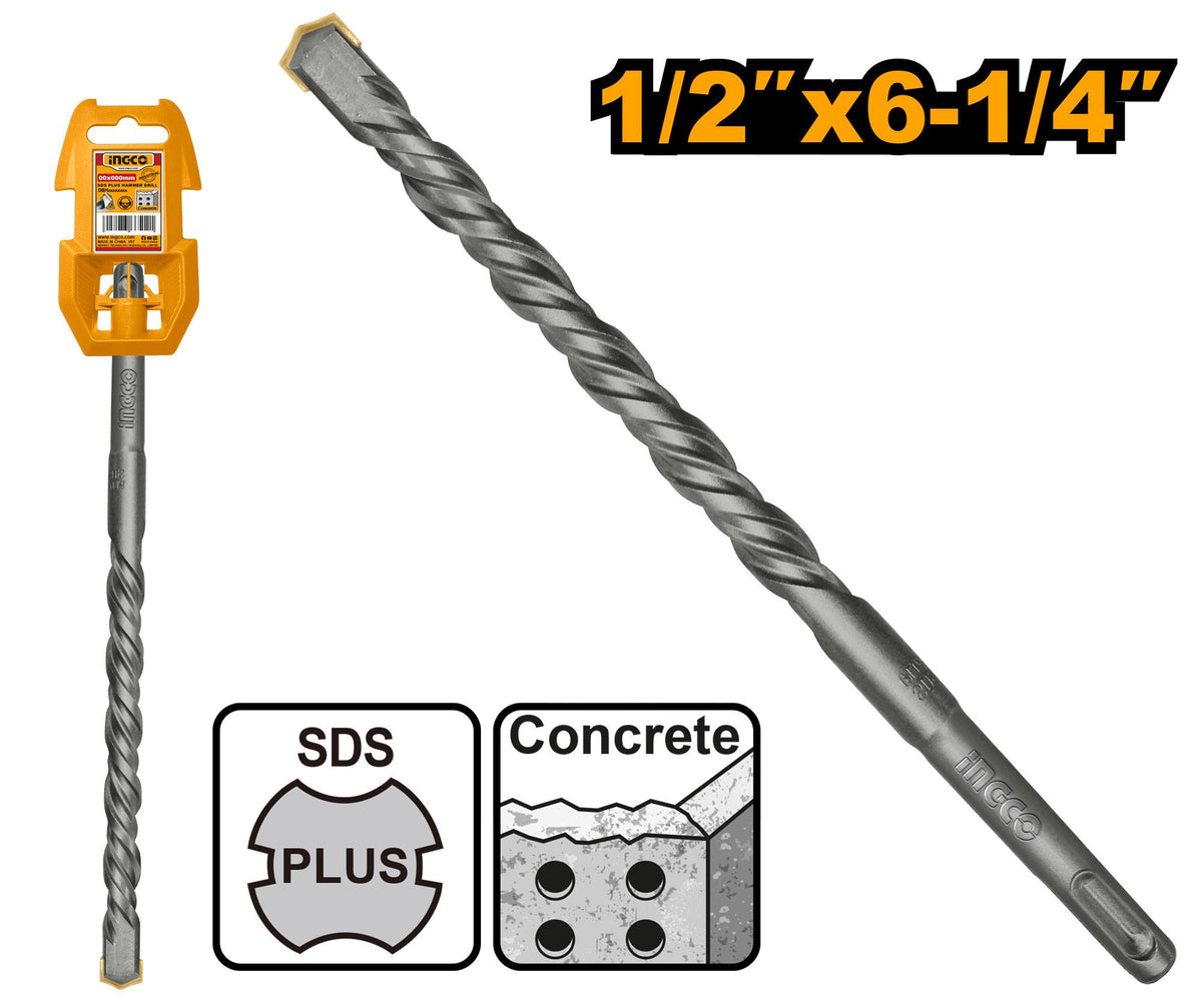 Broca SDS plus 1/2" x 6-1/4"