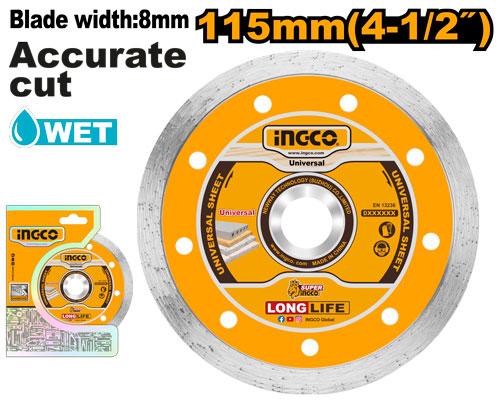 Disco diamante continuo 4 1/2" profesional