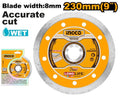 Disco diamante continuo 9" profesional