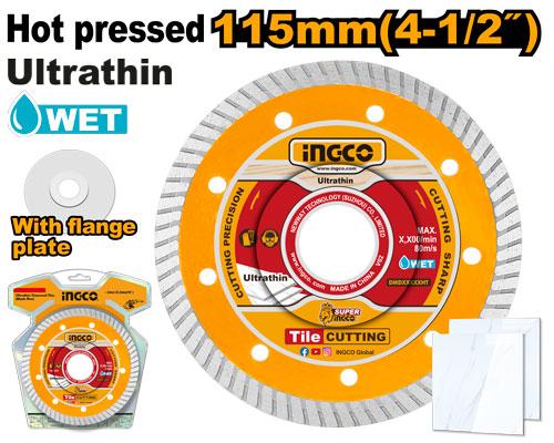 Disco diamante ultrafino turbo 115(4 1/2")x 22.2mm