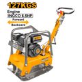 COMPACTADOR TIPO PLANCHA REVERSIBLE GASOLINA 6.5HP 127KgS