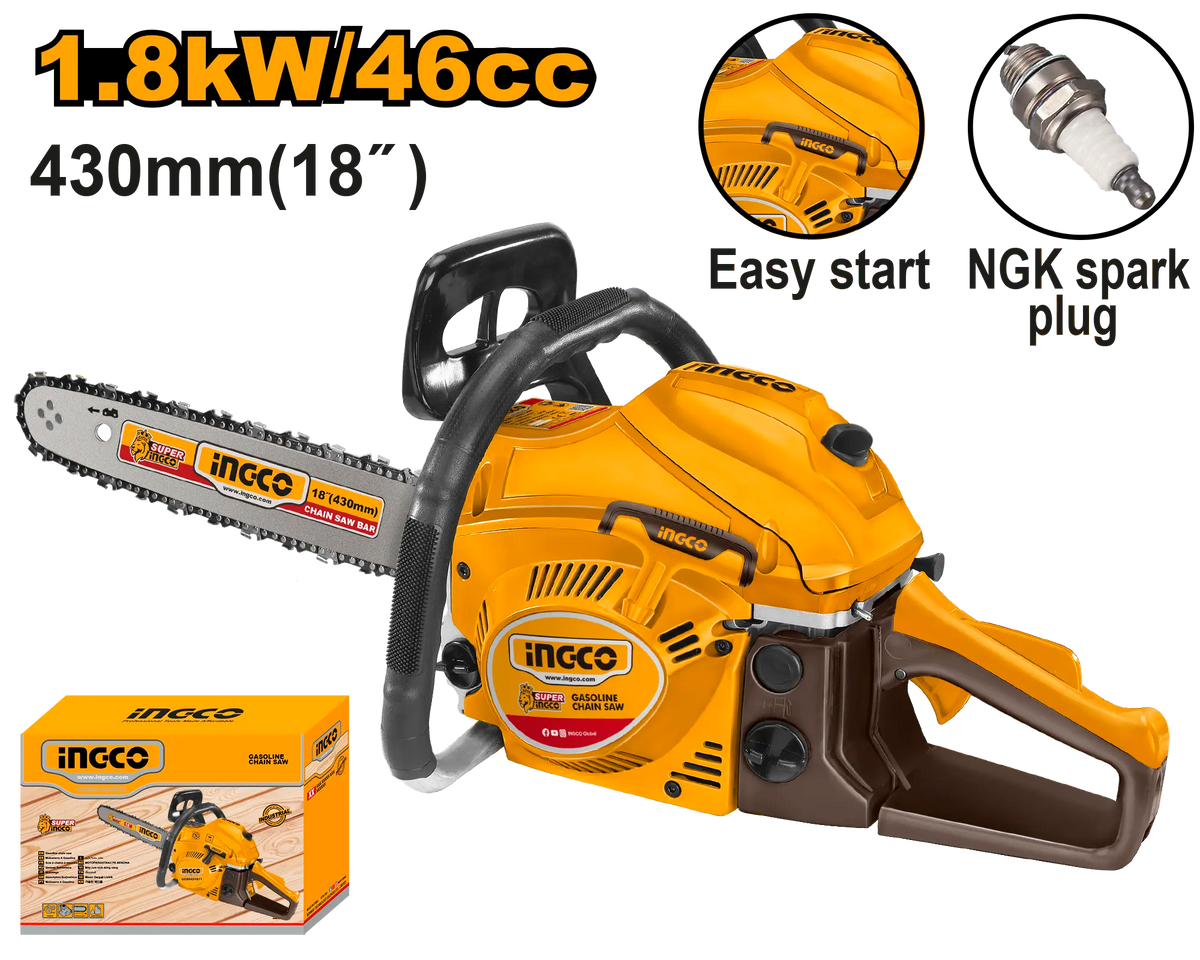 MOTOSIERRA A GASOLINA DE 18″