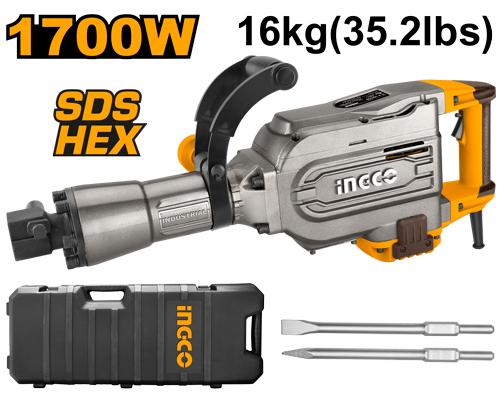 DEMOLEDOR INGCO 1700W SDS HEX