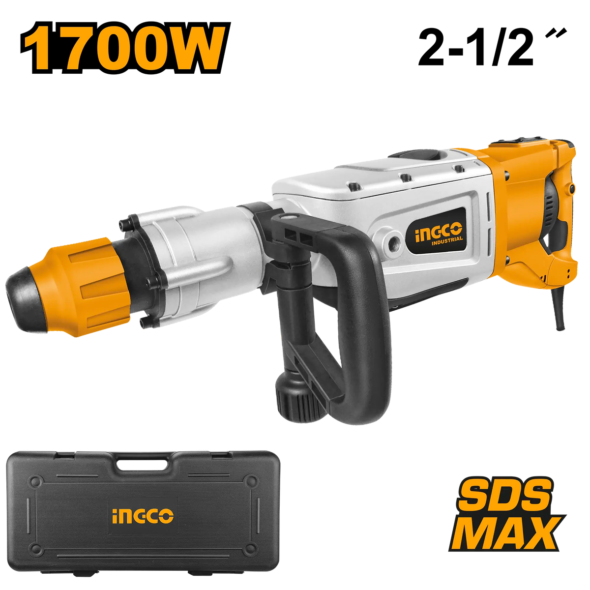 TALADRO ROTOMARTILLO SDS MAX 1700W