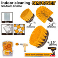 Juego de cepillos de cerdas medianas 3 piezas
